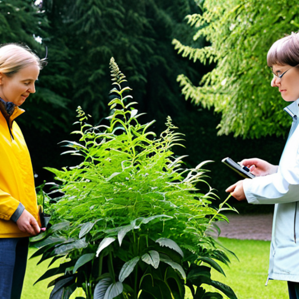 Citizen Science & Climate Observation**
"A group of diverse people, fully clothed in weather-appropriate clothing, participating in a citizen science project in a German garden, collecting data on plant phenology, safe for work, appropriate content, family-friendly, professional quality, perfect anatomy, correct proportions, natural pose, high-resolution."
**